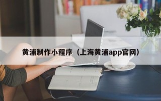 丹阳黄浦制作小程序（上海黄浦app官网）