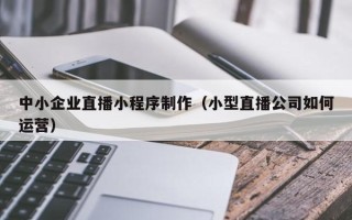 丹阳中小企业直播小程序制作（小型直播公司如何运营）